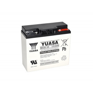 Baterie YUASA REC22-12I (12V; 22Ah; cyklická)