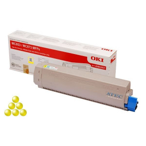 Toner OKI 45862837, žlutý