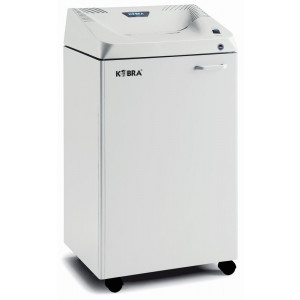 KOBRA skartovač 300.2 C4/ příčný řez 3,9 x 40 mm/ A4/ kapacita 27 listů/ objem koše 150l/ stupeň utajení P4/ šedý