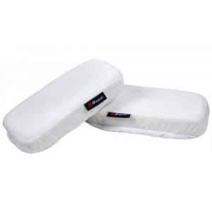 AROZZI Memory Foam Armrest Pads/ náhradní područky pro herní židle/ paměťová pěna/ bílé