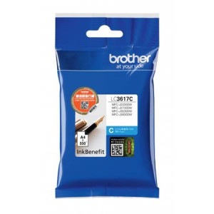 Brother LC-3617C (inkoust cyan, 550 str. @ 5% draft)