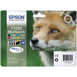EPSON cartridge T1285 (black/cyan/magenta/yellow) multipack (liška)