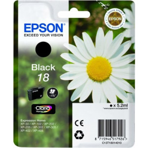 EPSON cartridge T1801 black (sedmikráska)