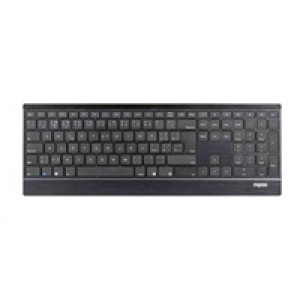 RAPOO klávesnice E9500M Multi-mode Wireless Ultra-slim Keyboard Black