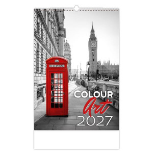 Nástěnný kalendář 2027 Colour Art