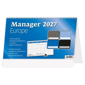 Stolní kalendář 2027 Manager Europe