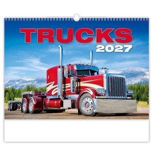 Nástěnný kalendář 2027 Trucks
