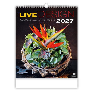 Nástěnný kalendář 2027 Live Design