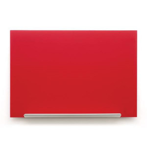 NOBO skleněná tabule Diamond glass 126x71,1 cm, red