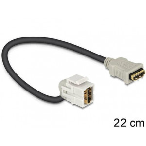Delock Keystone modul HDMI samice > HDMI samice 110° s kabelem