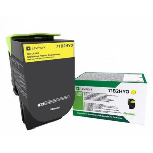 Lexmark CS/CX41/51x Yellow Toner Cartridge High Return - 3 500 stran