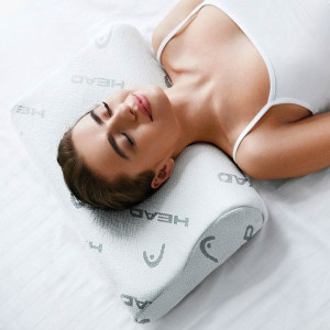 HEAD Anatomický polštář z paměťové pěny Cell Active, bílý