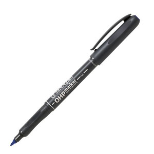 Popisovač na fólie Centropen 2637, modrý