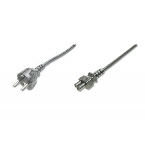 Digitus Napájecí kabel, CEE 7/7 (Typ-F) - C5 M / F, 1,2 m, H05VV-F3G 0,75qmm, bl