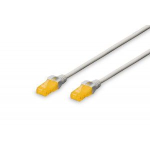 Digitus CAT 6A U-UTP patch cable, Cu, LSZH AWG 26/7, length 0.5 m, color grey