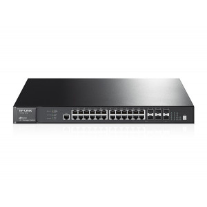 TP-Link T2700G-28TQ JetStream 28-Port Gigabit Stackable L2+ Managed Switch