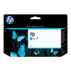 HP Ink Cartridge No. 70/Cyan/130ml 