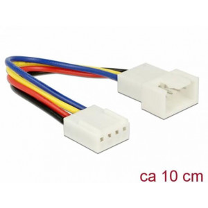 Delock Prodlužovací kabel PWM připojení ventilátoru 4 Pin 10 cm