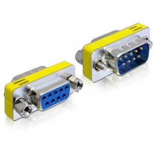 Delock Adaptér Seriový Sub-D 9 pin samec > Sub-D 9 pin samice – šetřič portu