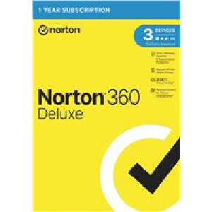 1+1 s 50% slevou NORTON 360 DELUXE 25GB +VPN 1 uživatel pro 3 zařízení na 1 rok ESD