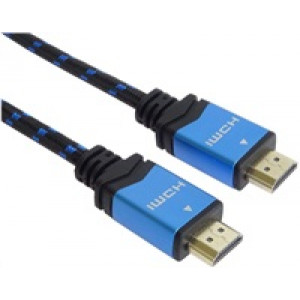 PremiumCord Ultra HDTV 4K@60Hz kabel HDMI 2.0b kovové+zlacené konektory 0,5m