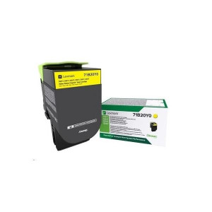 Toner Lexmark 71B20Y0, žlutý