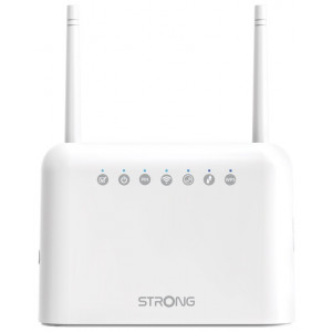 STRONG 4G LTE router 350/ Wi-Fi standard 802.11b/g/n/ 300 Mbit/s/ 2,4GHz/ 4x LAN/ 1x SIM slot/ bílý