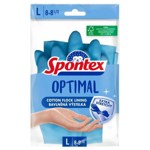Gumové rukavice Spontex -   L