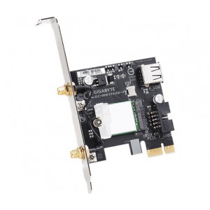 GIGABYTE GC-WB1733D-I, WiFi 802.11ac, Bluetooth 5, PCIe, Dual Band, 1734 Mbps 