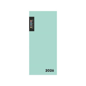 Diář týdenní PVC Pastelini zelená 2027