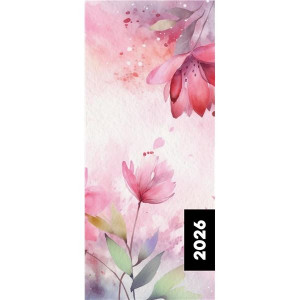 Diář měsíční PVC Pastelini - design Flowers 2027