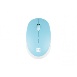 Natec optická myš HARRIER 2/1600 DPI/Kancelářská/Optická/1 600 DPI/Bezdrátová Bluetooth/Světle modrá