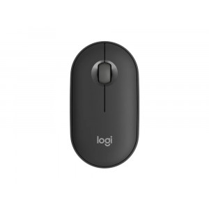 Logitech Pebble Mouse 2 M350s/Cestovní/Optická/4 000 DPI/Bezdrátová Bluetooth/Grafitová