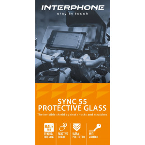 Interphone RideSync 5,5" – Ochranné sklo