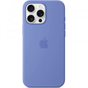 iPhone 16 Pro Max Silicone Case with MS-Periwinkle