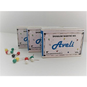 AVELI Špendlík barevný mix 