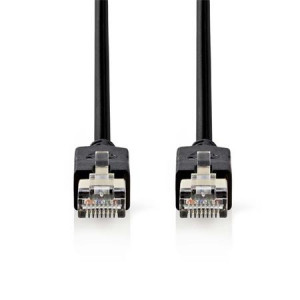 Nedis CCBW85210AT10 - Síťový Kabel Cat 6 F/UTP | RJ45 (8P8C) Zástrčka - RJ45 (8P8C) Zástrčka | 1 m | Antracit