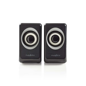 Nedis CSPR20020BK - PC reproduktor | 2.0 | 18 W | Jack 3,5 mm