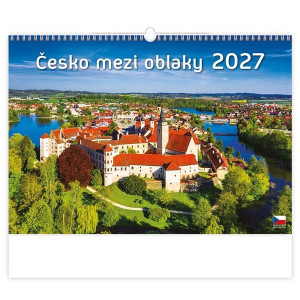 Nástěnný kalendář 2027 Česko mezi oblaky