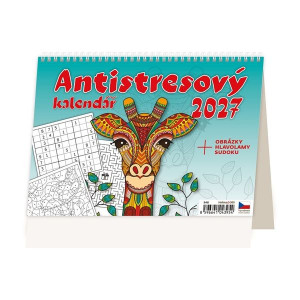 Stolní kalendář 2027 Antistresový