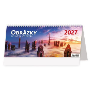 Stolní kalendář 2027 Obrázky ze světa