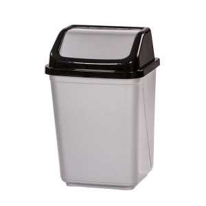Odpadkový koš Q-Connect - 5 l, stříbrný