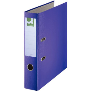 Pák.pořadač Q-C - A4, poloplast, 7,5 cm, fialový