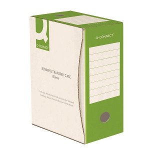 Archivační krabice Q-Connect,A4, bílozelená, 15 cm