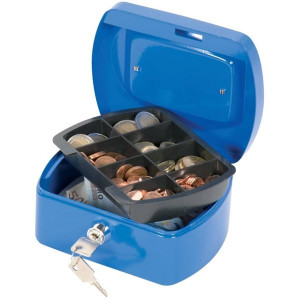 Příruční pokladna Q-Connect s mincovníkem - 15 x 7