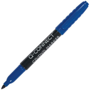 Permanentní popisovač na CD Q-Connect, modrý