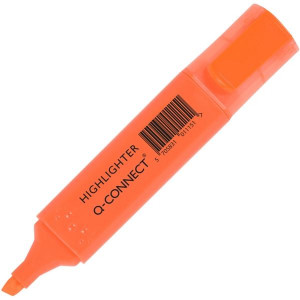 Zvýrazňovač Q-Connect, oranžový
