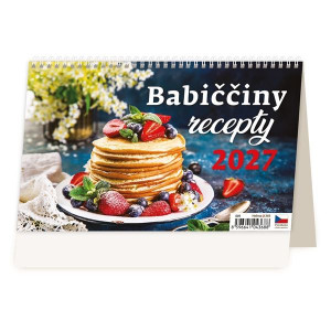 Stolní kalendář 2027 Babiččiny recepty