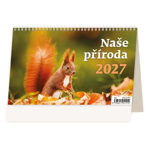 Stolní kalendář 2027 Naše příroda