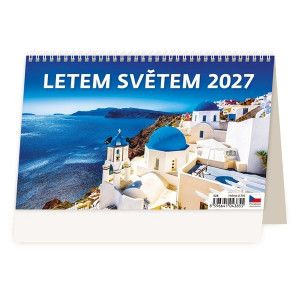 Stolní kalendář 2027 Letem světem